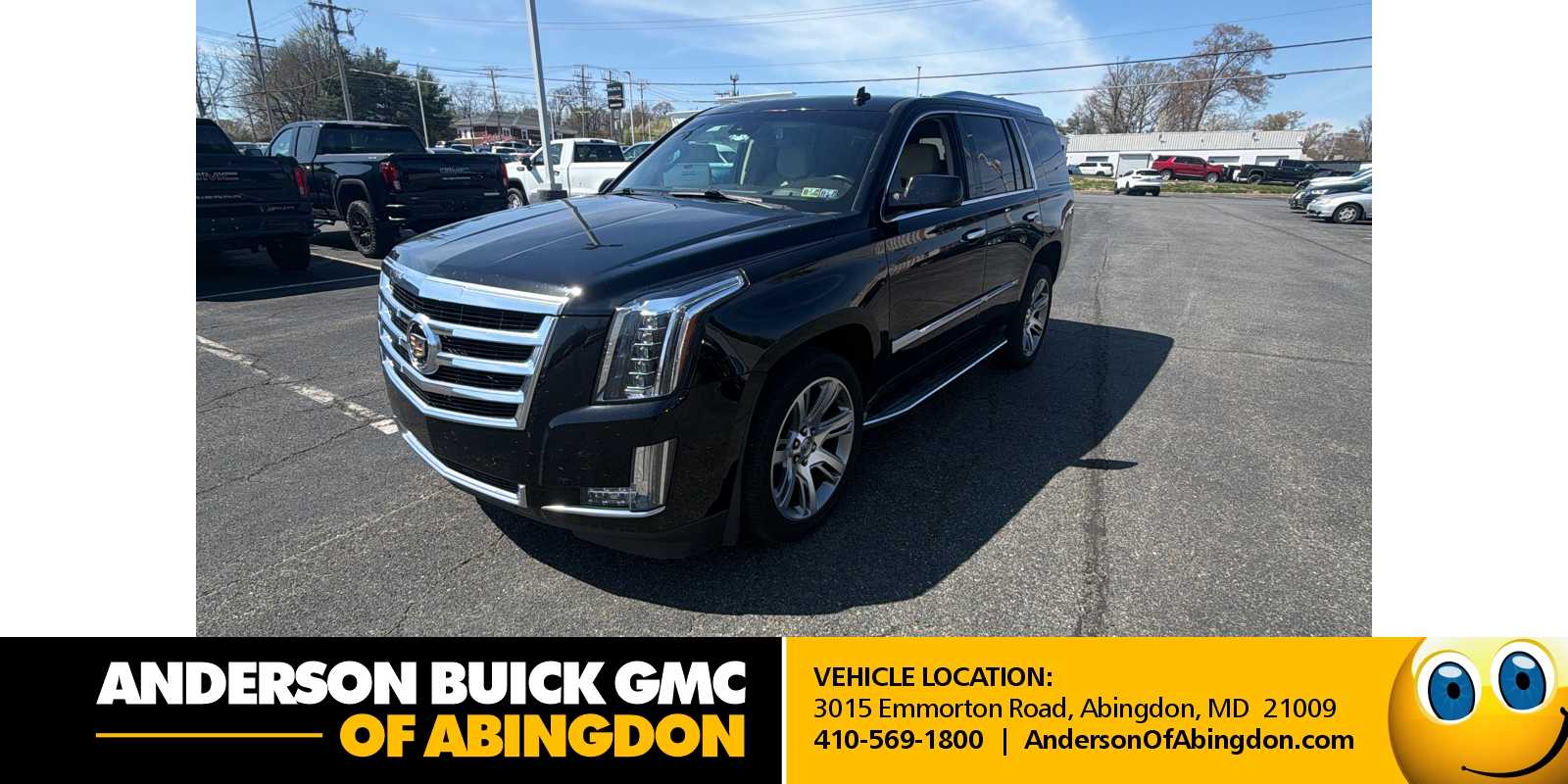 Black Raven 2015 Cadillac Escalade Luxury 4WD SUV / Crossover Four-Wheel Drive 6-Speed Automatic