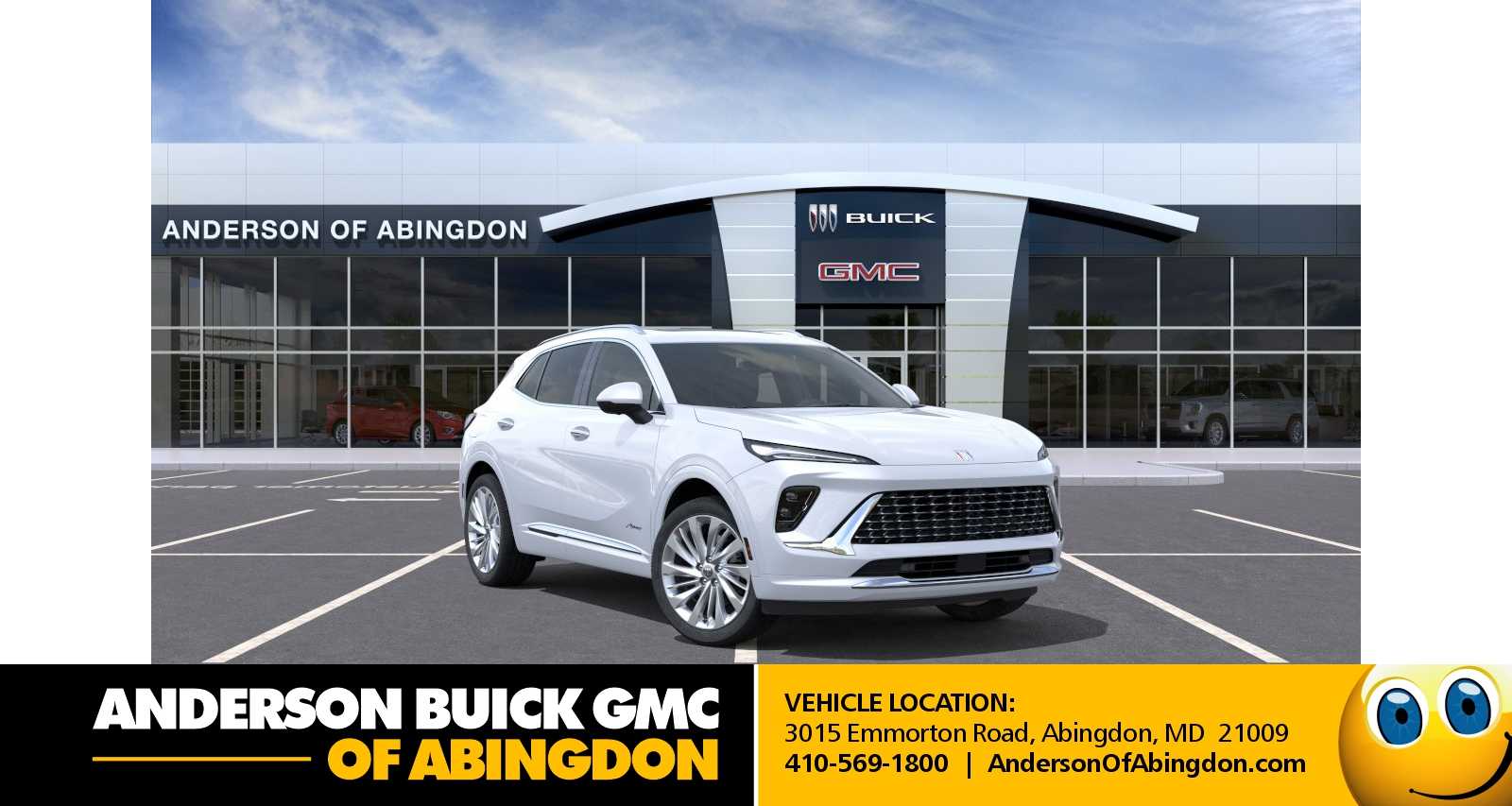 Iridescent White Tricoat 2026 Buick Envision Avenir AWD SUV / Crossover All-Wheel Drive 9-Speed Automatic