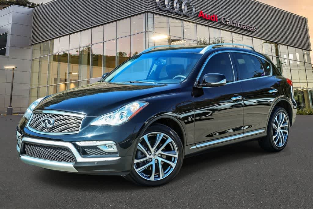 Black Obsidian 2017 INFINITI QX50 SUV / Crossover Rear-Wheel Drive 7-Speed Automatic