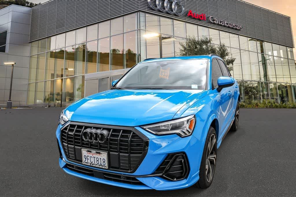 Blue 2023 Audi Q3 quattro Premium Plus S Line 45 TFSI SUV / Crossover All-Wheel Drive 8-Speed Automatic