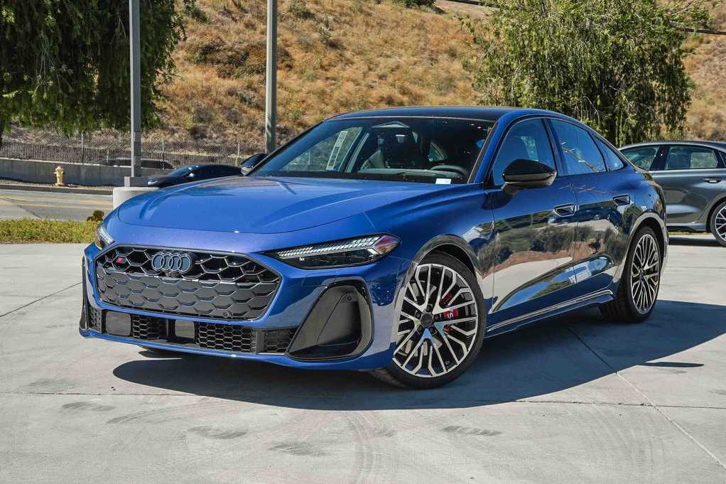 Blue 2026 Audi S5 Sedan All-Wheel Drive 7-Speed Automatic