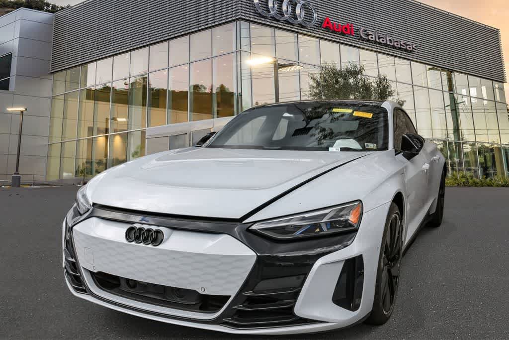 Gray 2024 Audi e-tron GT quattro Prestige AWD Sedan All-Wheel Drive 2-Speed Automatic