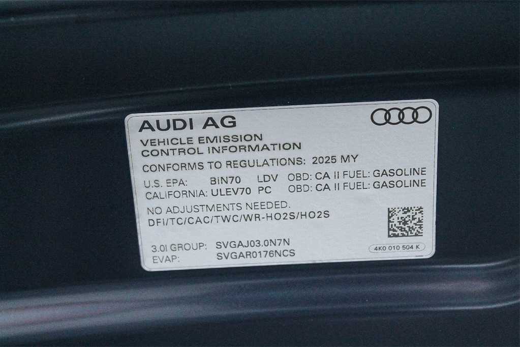 2025 Audi A6 Premium Plus 30