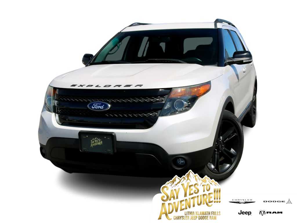 White Platinum Metallic Tri-Coat 2015 Ford Explorer Sport 4WD SUV / Crossover All-Wheel Drive 6-Speed Automatic