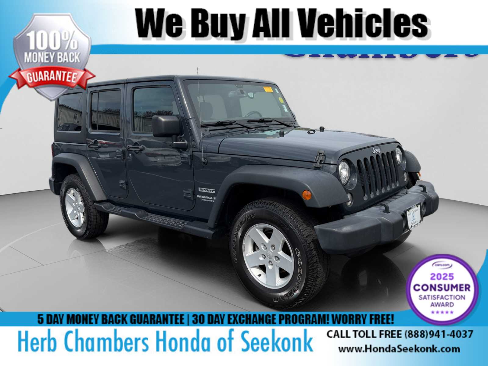 2017 Jeep Wrangler Unlimited Sport S