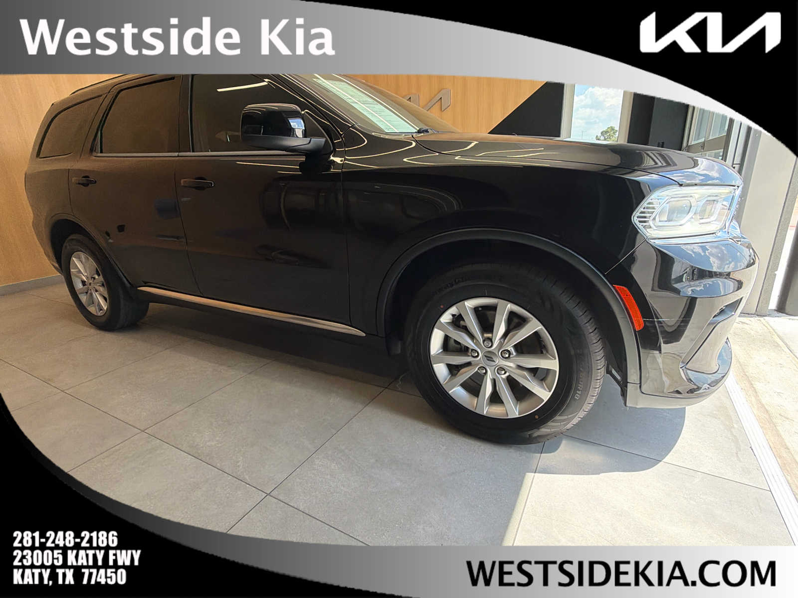 2023 Dodge Durango SXT Launch Edition DB Black Clearcoat at AutoNation Chrysler Jeep Dodge Ram Spring