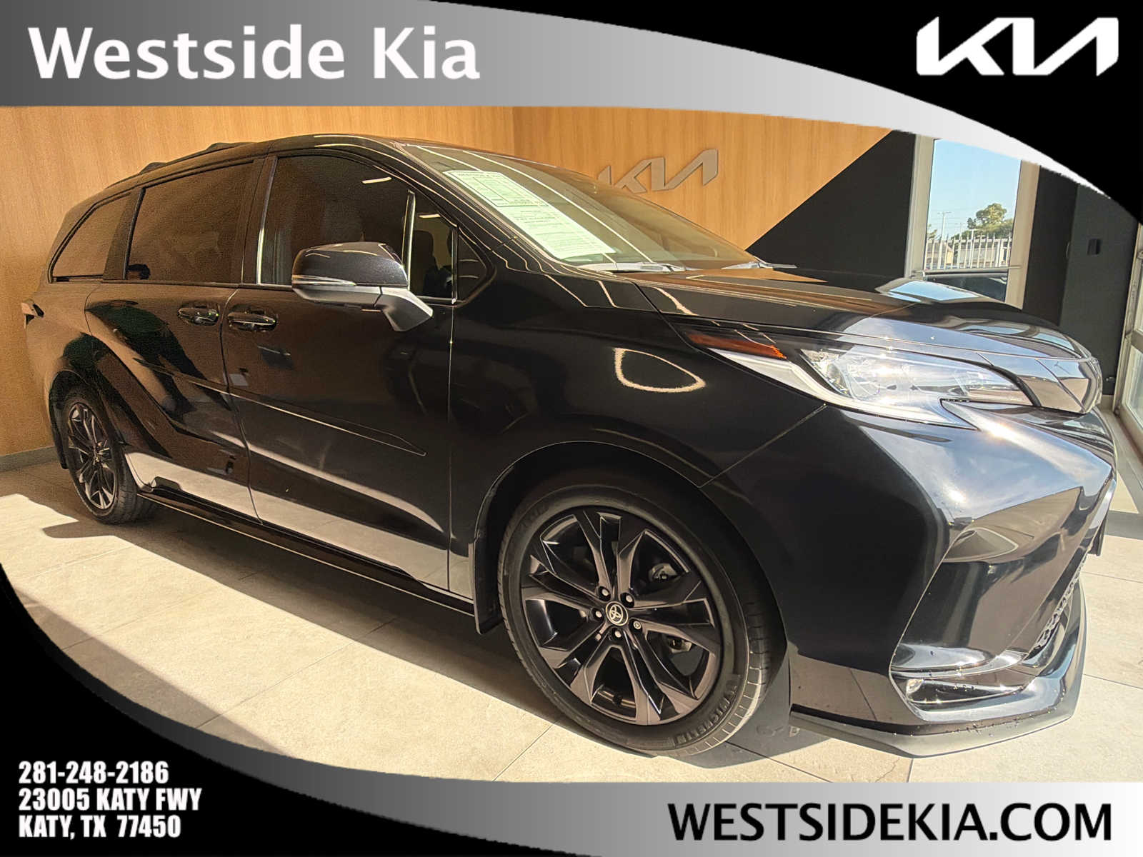2025 Toyota Sienna XSE Midnight Black Metallic at AutoNation Chrysler Jeep Dodge Ram Spring
