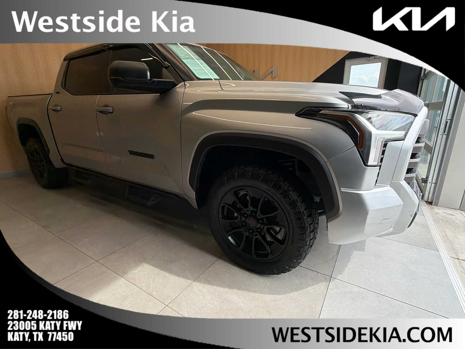 2024 Toyota Tundra SR5 Celestial Silver Metallic at Group 1 Toyota Southwest