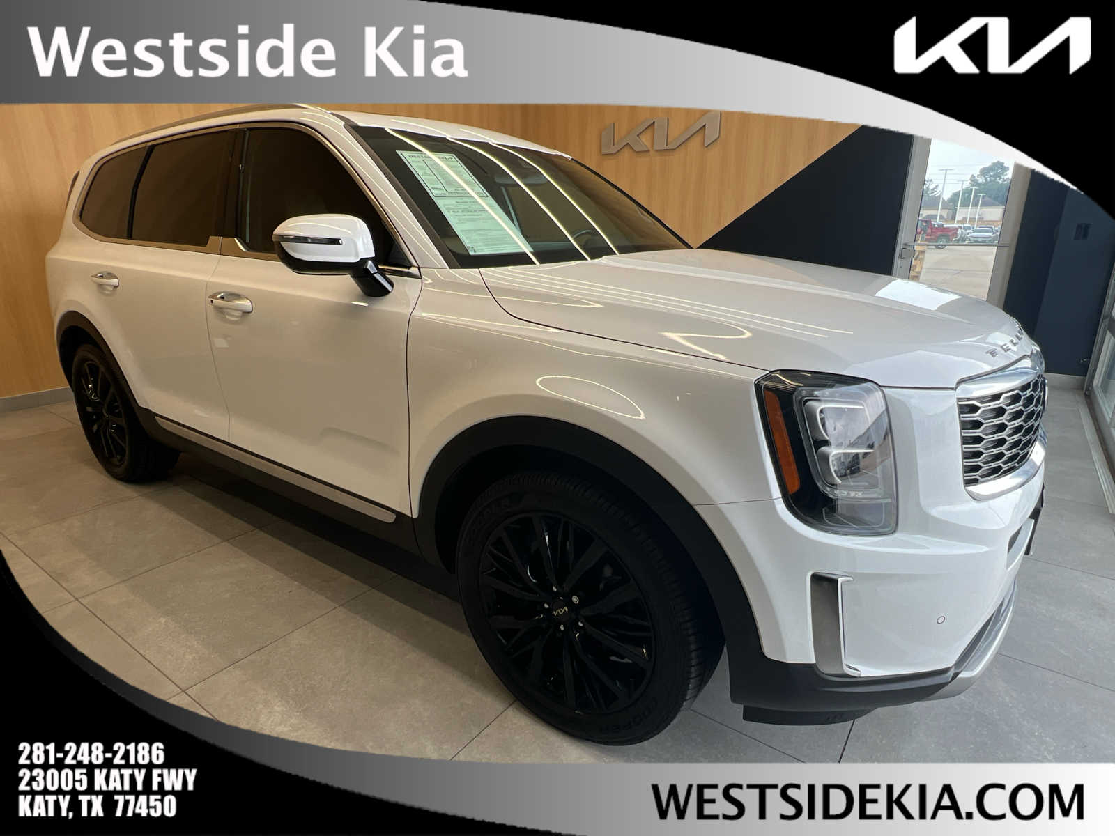 2021 Kia Telluride SX Snow White Pearl at AutoNation USA Katy