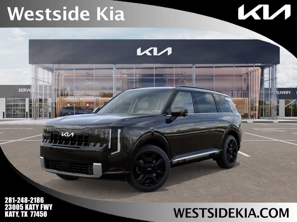2027 Kia Telluride Hybrid SX Ebony Black at Westside Kia