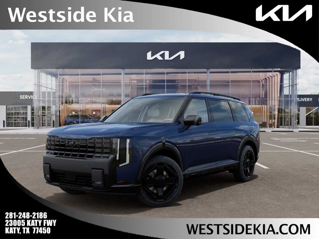 2027 Kia Telluride Hybrid X-Line SX Midnight Lake Blue at Beck & Masten Kia