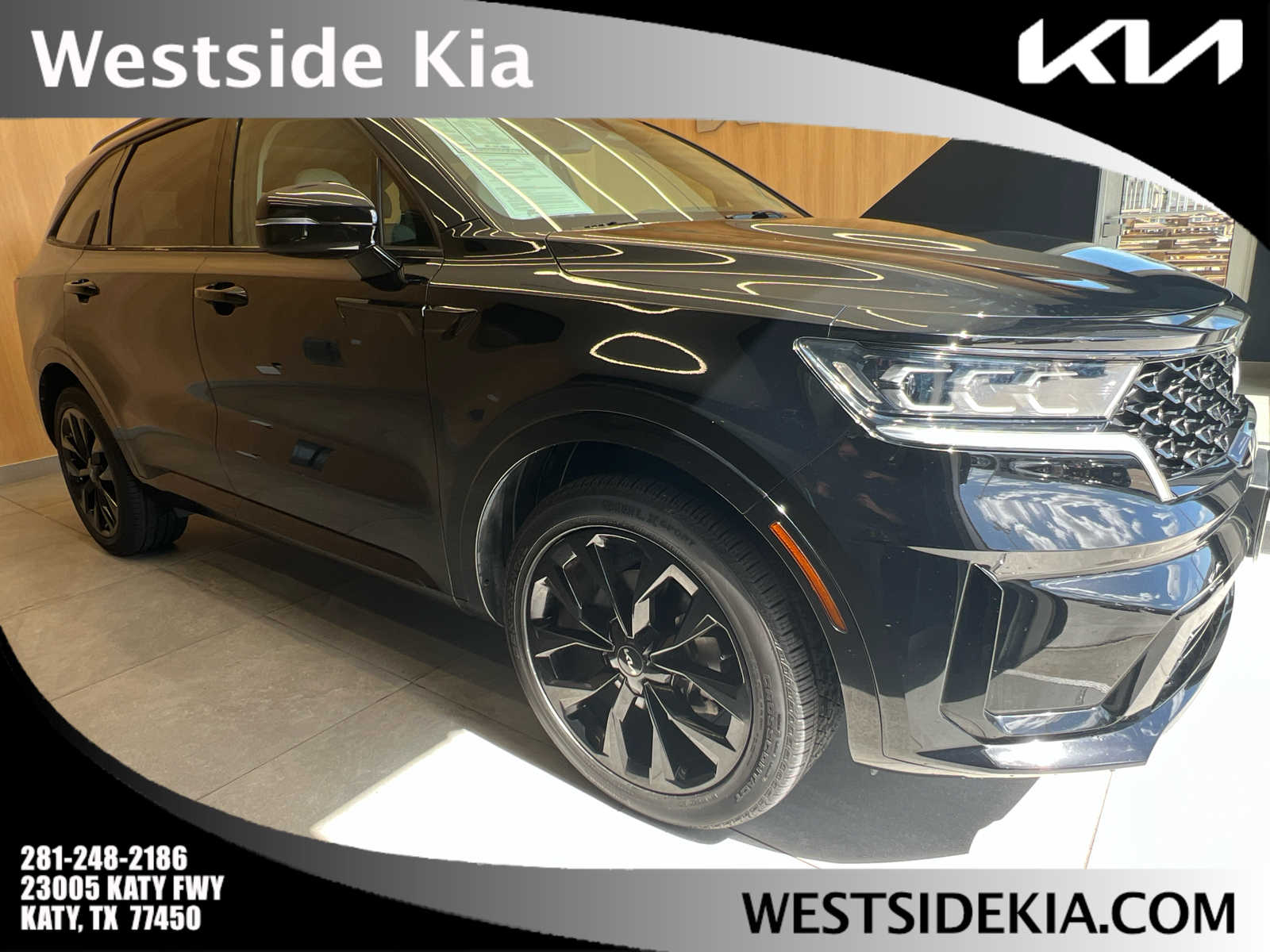 2023 Kia Sorento SX Ebony Black at AutoNation Toyota Gulf Fwy