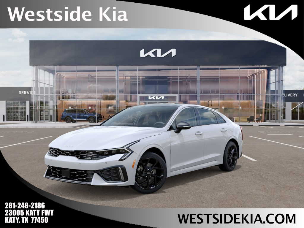 2026 Kia K5 GT-Line Snow White Pearl at Beck & Masten Kia