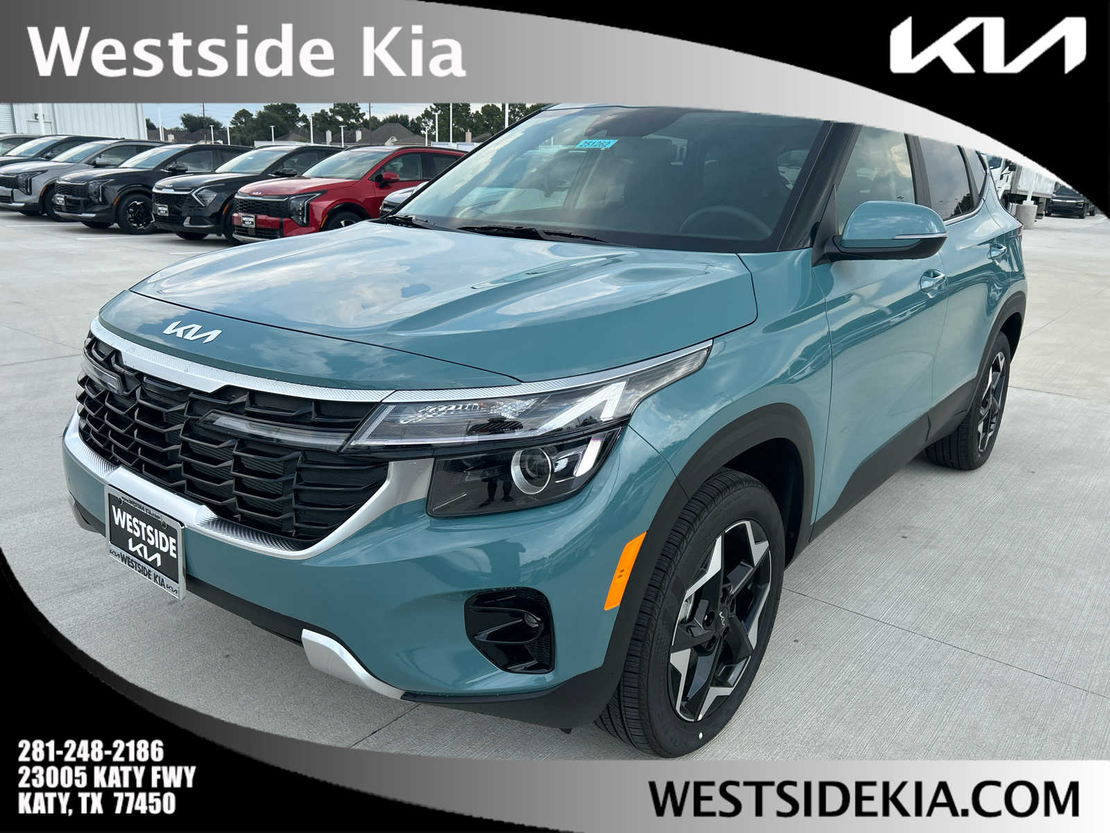 2025 Kia Seltos EX Pluton Blue at Tomball Ford