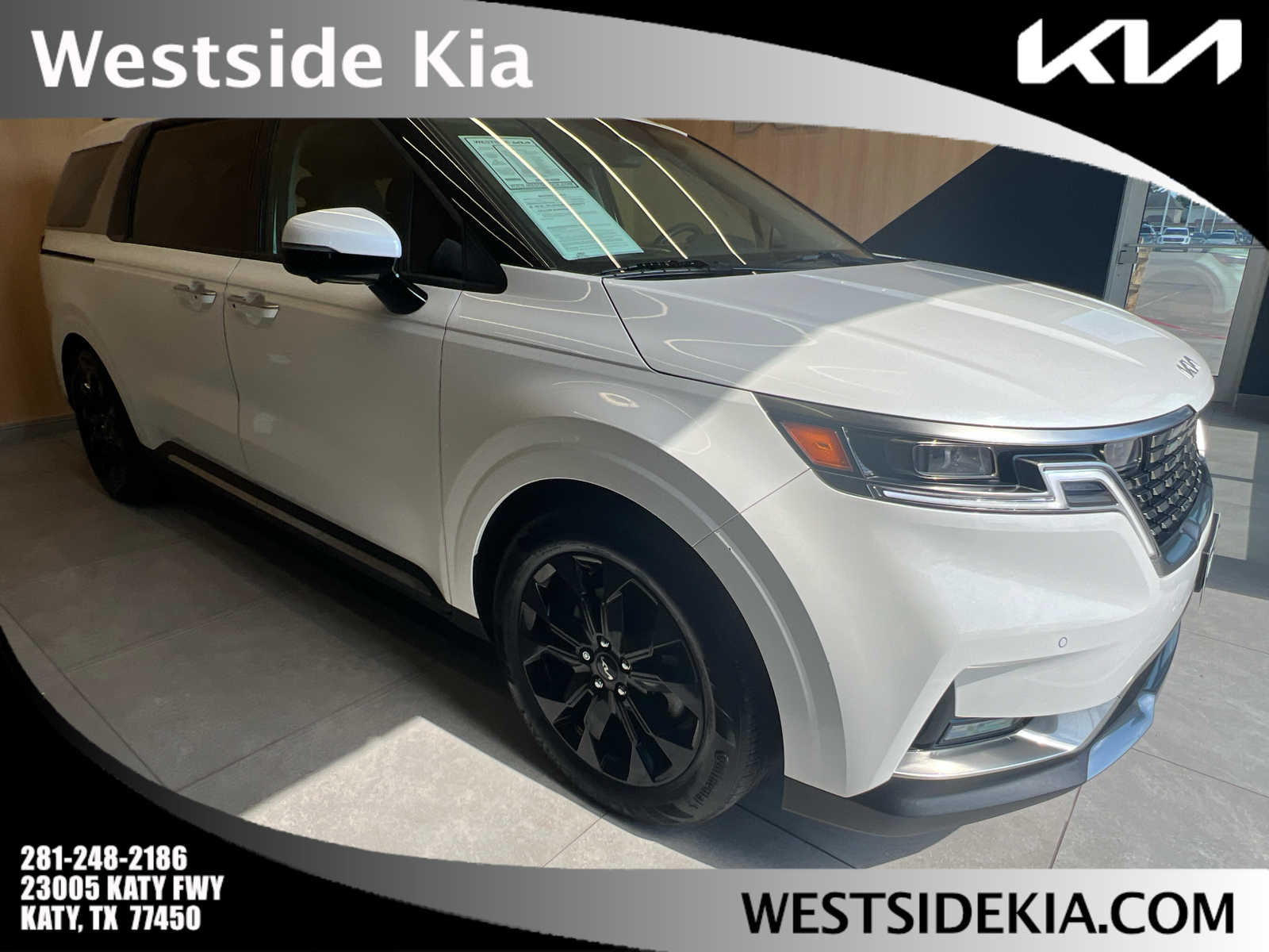2024 Kia Carnival SX Prestige Snow White Pearl at AutoNation USA Houston