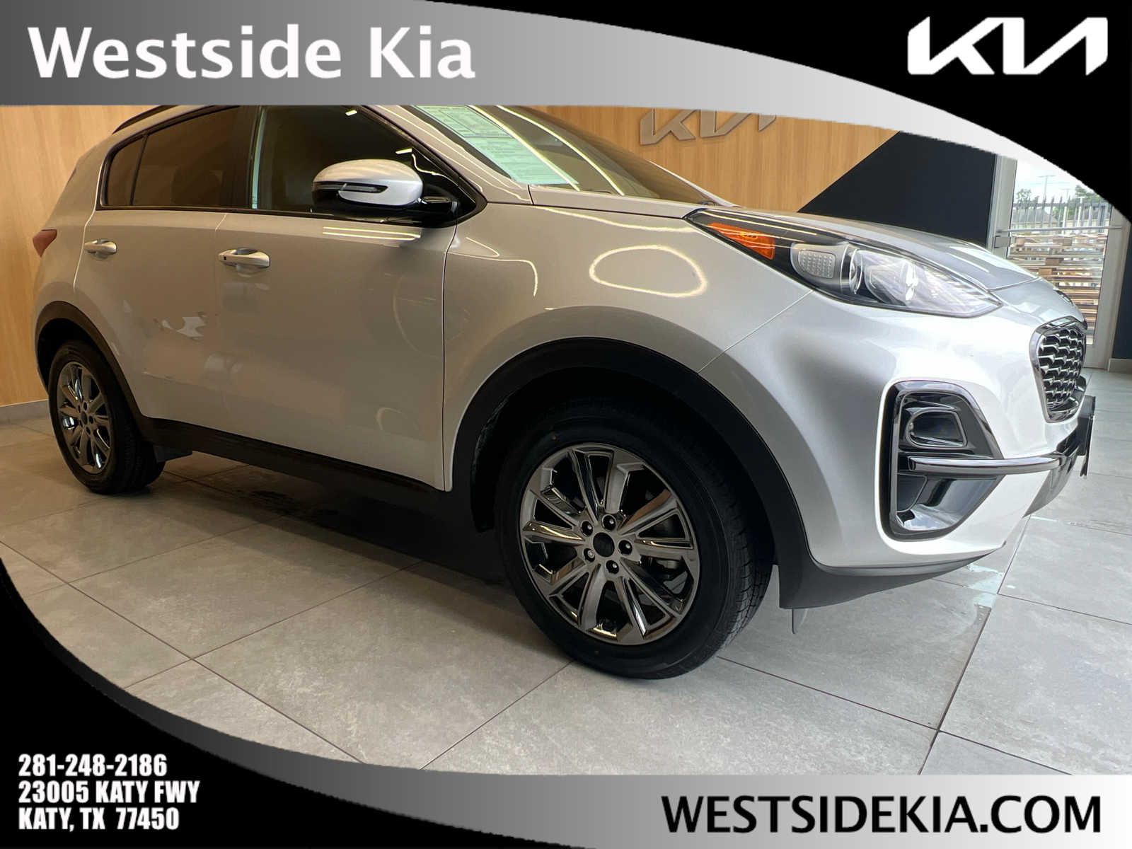 2022 Kia Sportage Nightfall Sparkling Silver at HGreg Houston