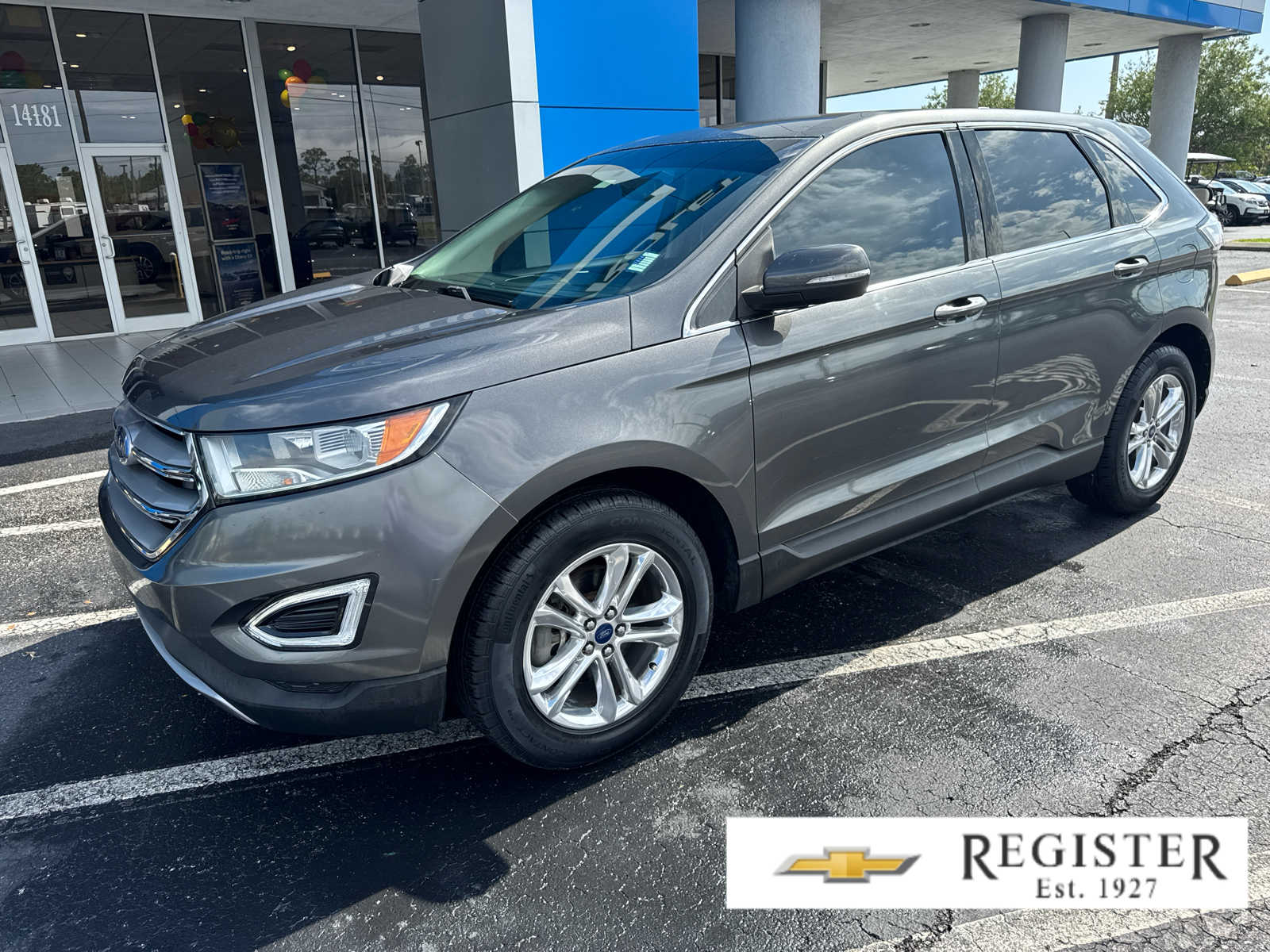 Gray (Magnetic Metallic) 2015 Ford Edge SUV / Crossover Front-Wheel Drive 6-Speed Automatic