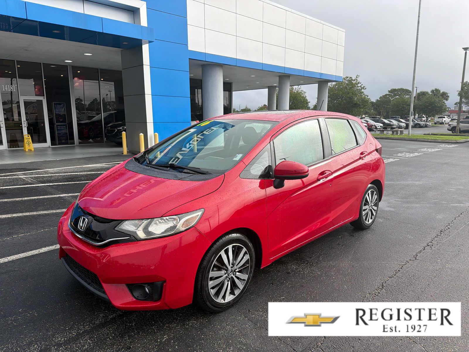 Milano Red 2016 Honda Fit Hatchback Front-Wheel Drive Continuously Variable Transmission