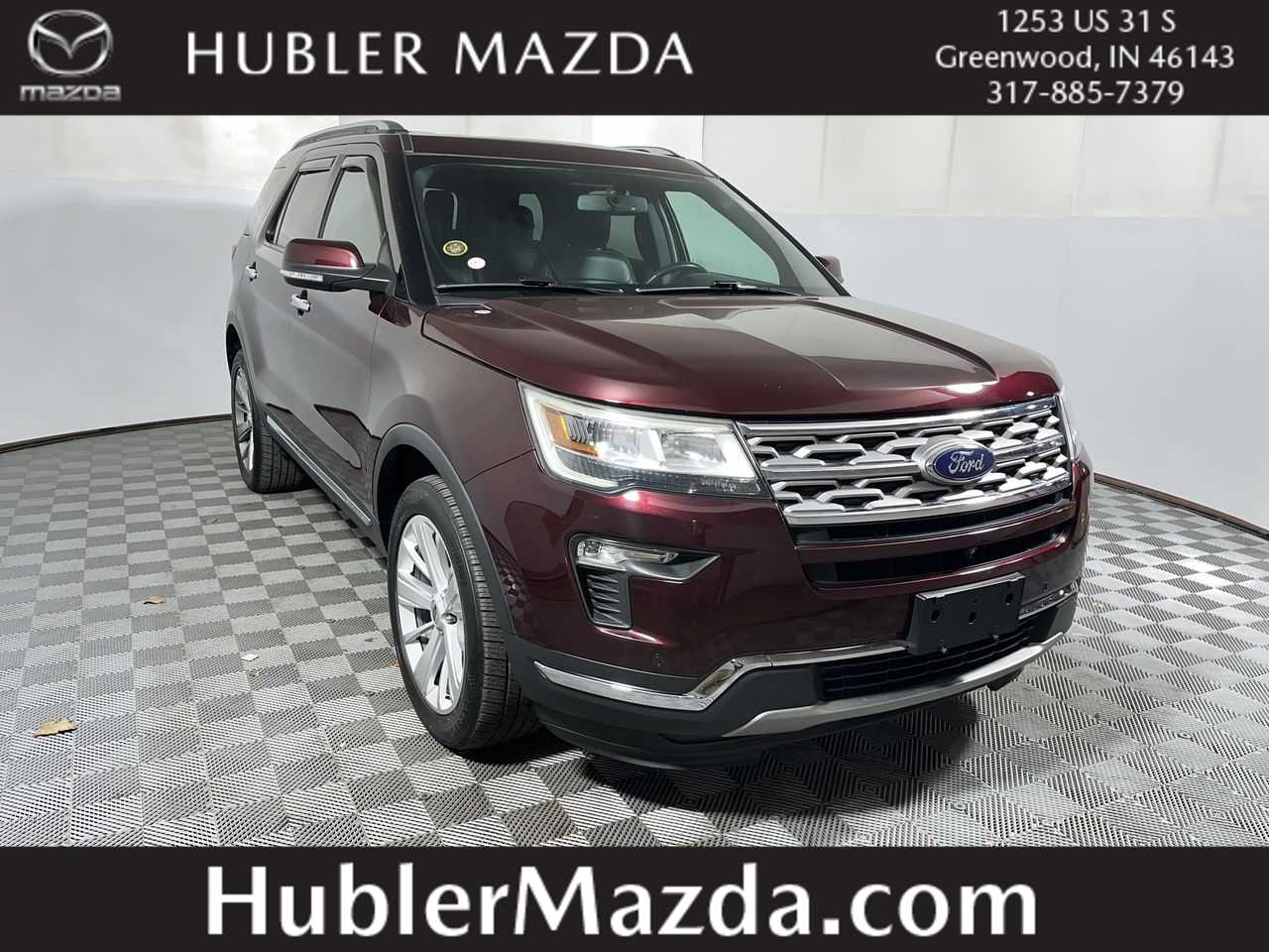 Red (Burgundy Velvet Metallic Tinted Clearcoat) 2019 Ford Explorer Limited AWD SUV / Crossover All-Wheel Drive 6-Speed Automatic