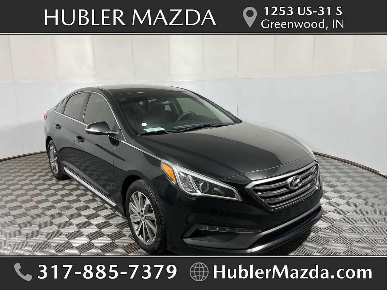 Phantom Black 2015 Hyundai Sonata Sedan Front-Wheel Drive 6-Speed Automatic