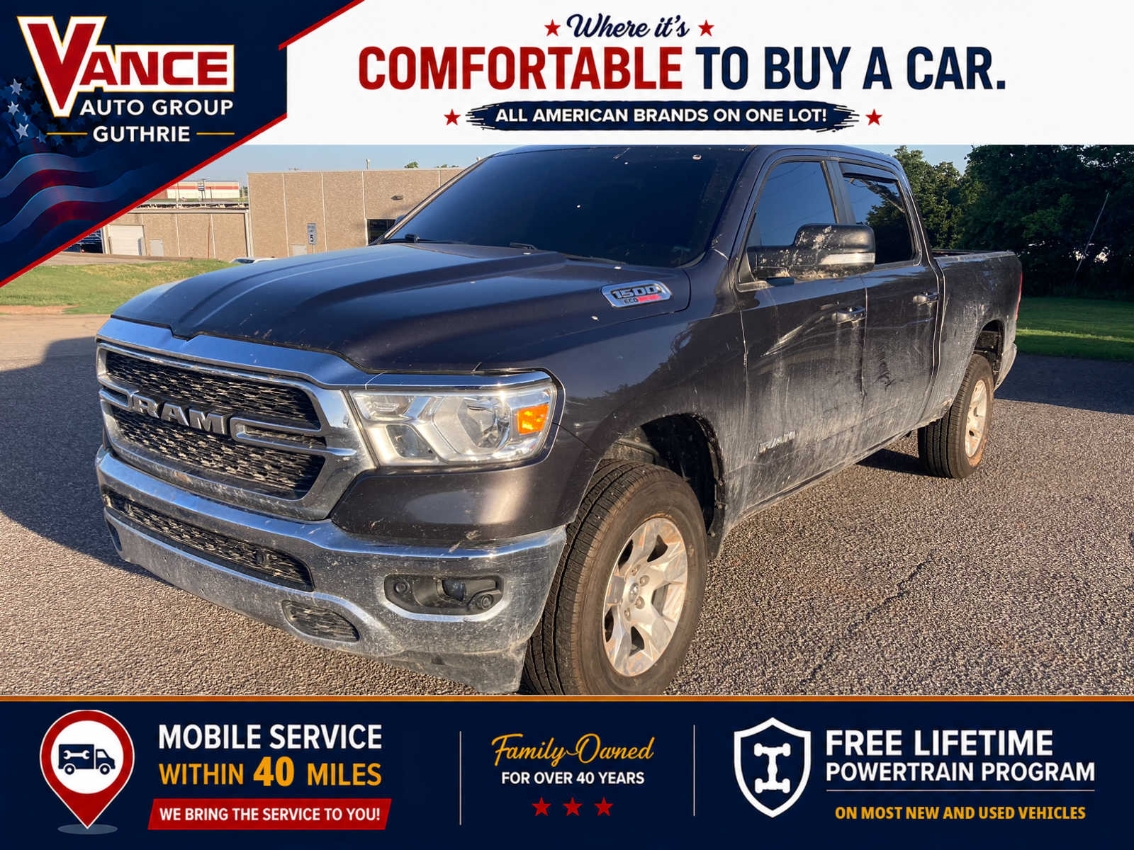2022 RAM 1500 Big Horn Crew Cab 4WD
