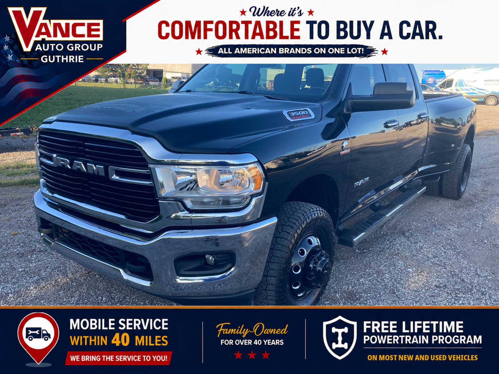 2019 RAM 3500 Big Horn Crew Cab LB DRW 4WD