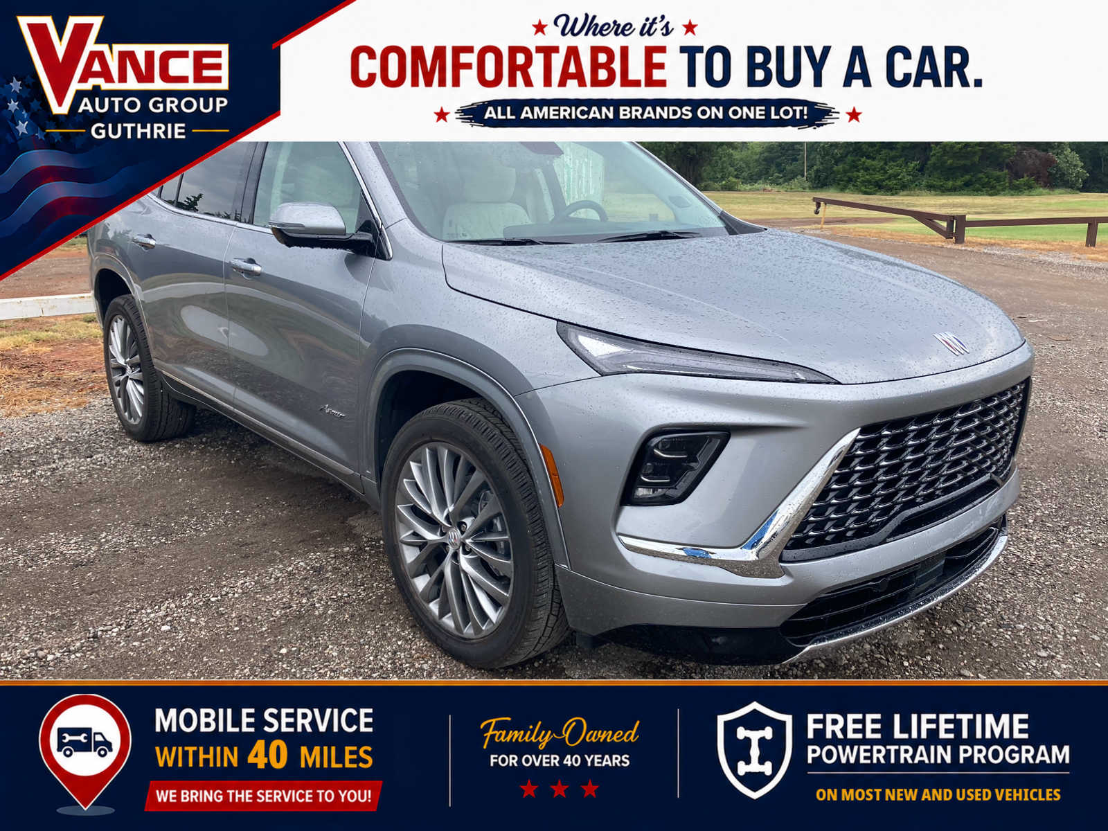 Moonstone Gray Metallic 2025 Buick Enclave SUV / Crossover Four-Wheel Drive 8-Speed Automatic