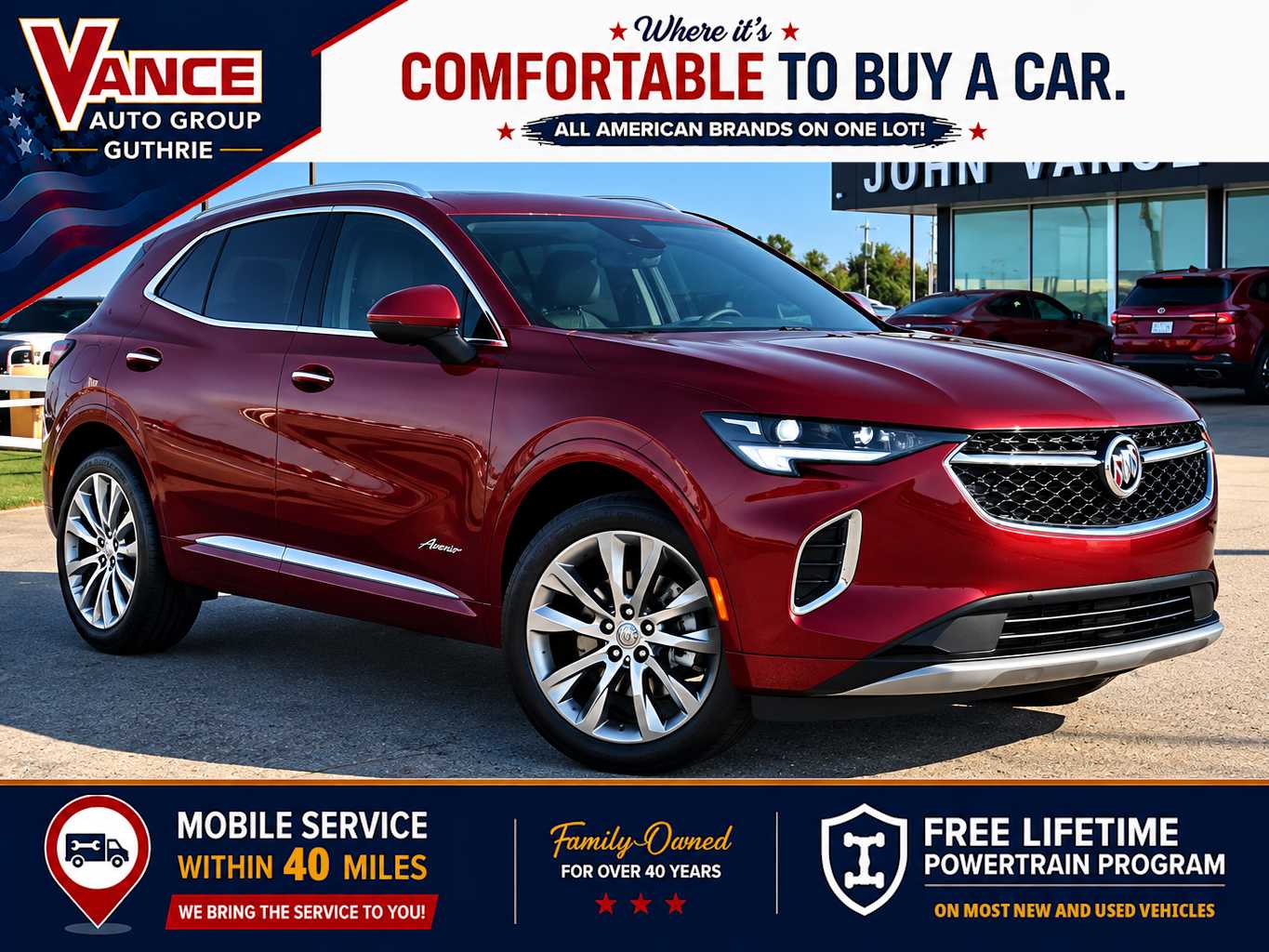 Cinnabar Metallic 2023 Buick Envision SUV / Crossover All-Wheel Drive 9-Speed Automatic