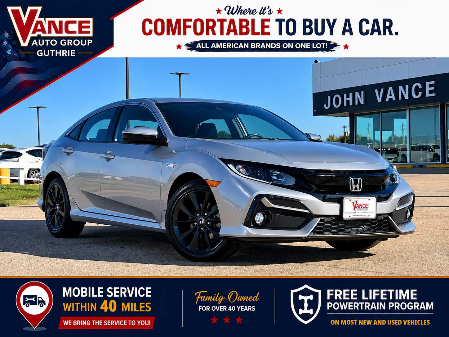 2020 Honda Civic Hatchback EX FWD