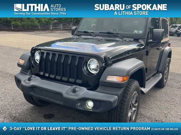 Black Clearcoat 2020 Jeep Wrangler SUV / Crossover Four-Wheel Drive Manual
