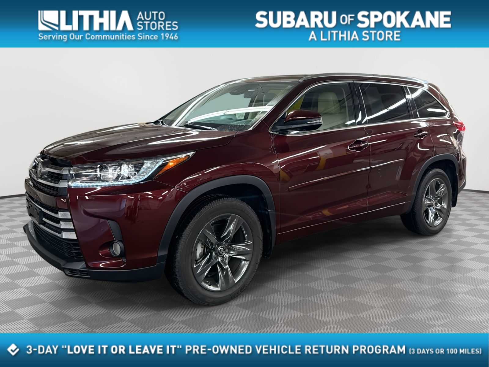 Ooh La La Rouge Mica 2018 Toyota Highlander SUV / Crossover All-Wheel Drive 8-Speed Automatic