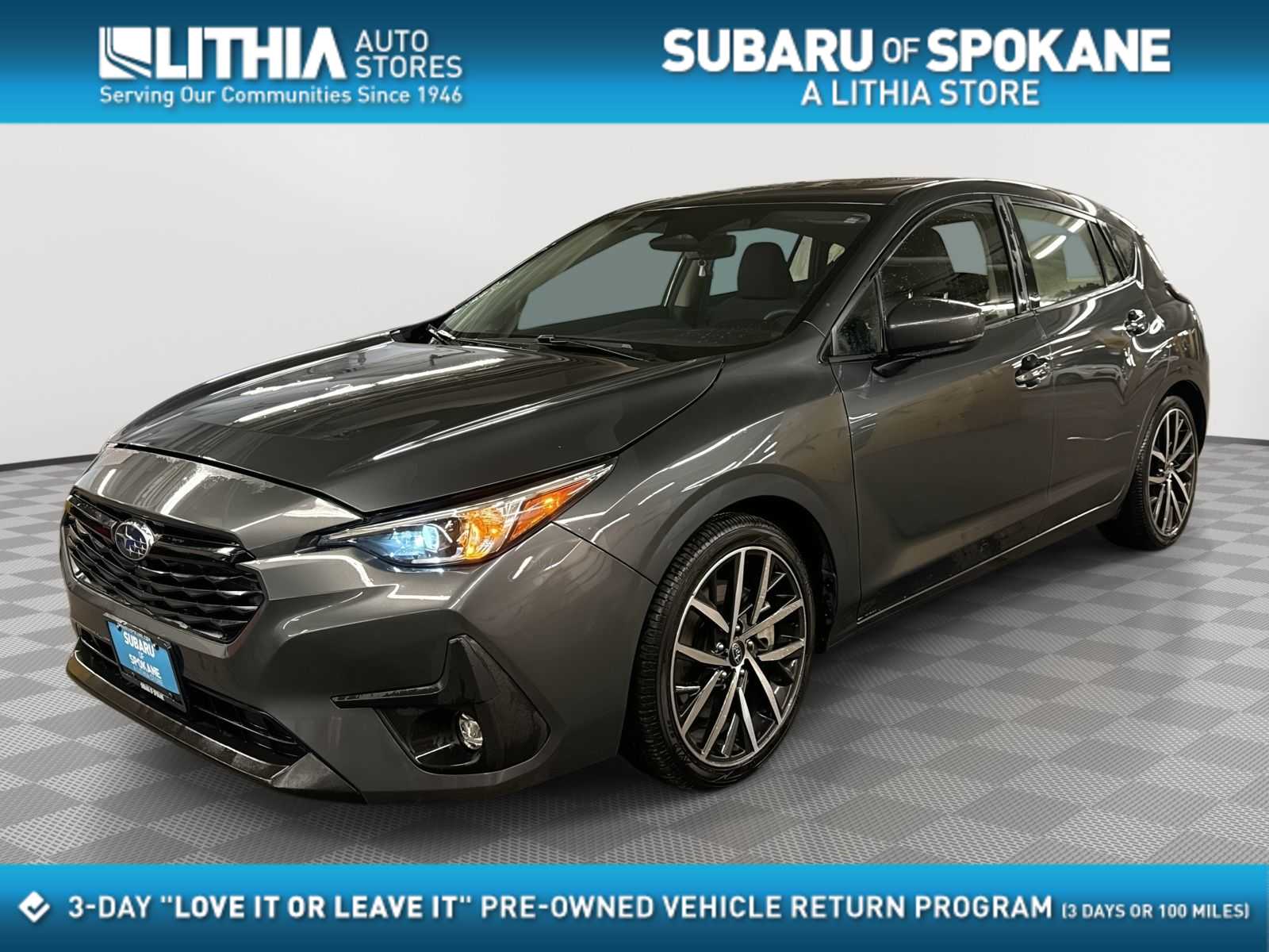 Magnetite Gray Metallic 2024 Subaru Impreza Sport AWD Wagon All-Wheel Drive Continuously Variable Transmission