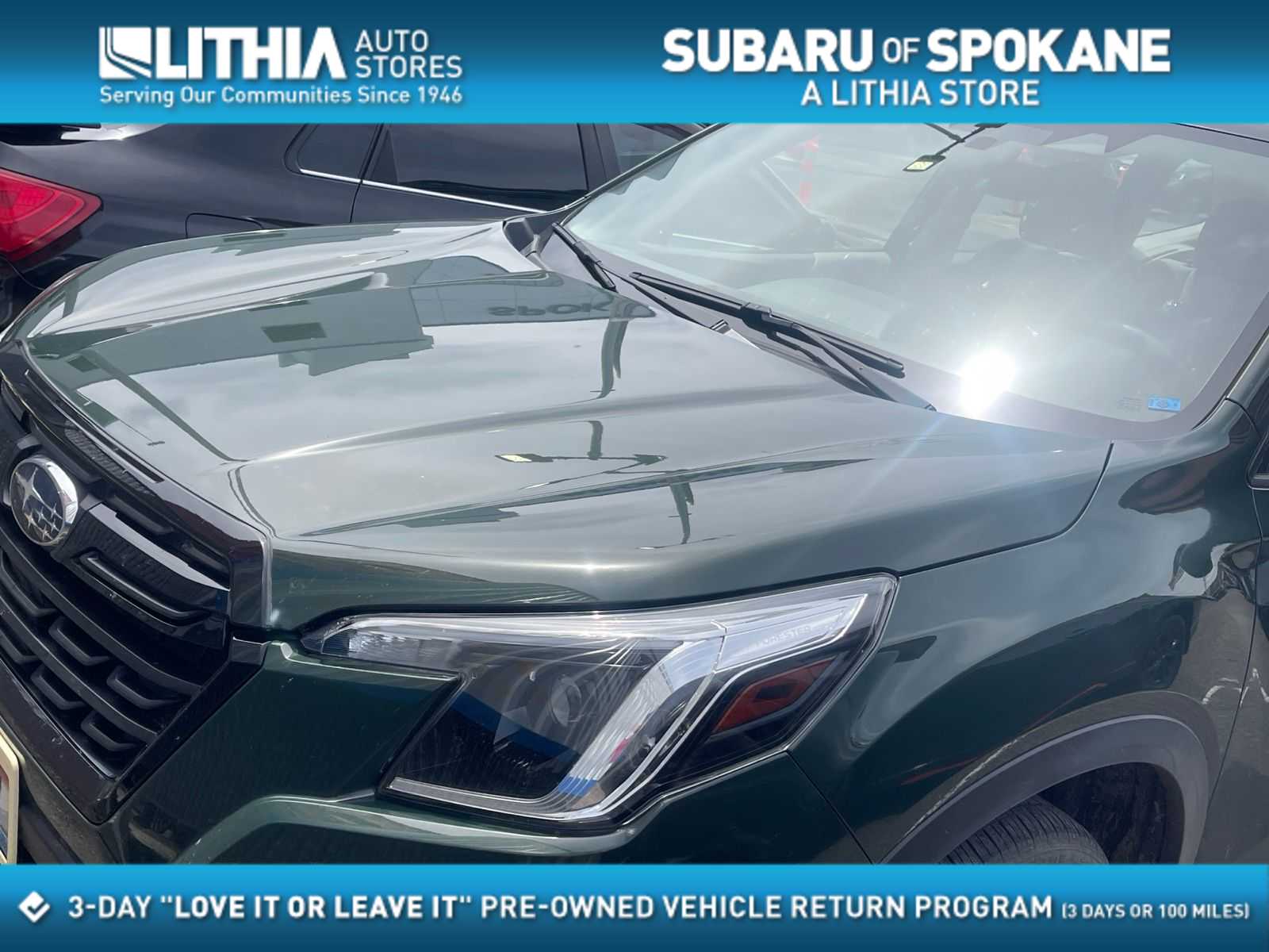 Cascade Green Silica 2023 Subaru Forester SUV / Crossover All-Wheel Drive Continuously Variable Transmission
