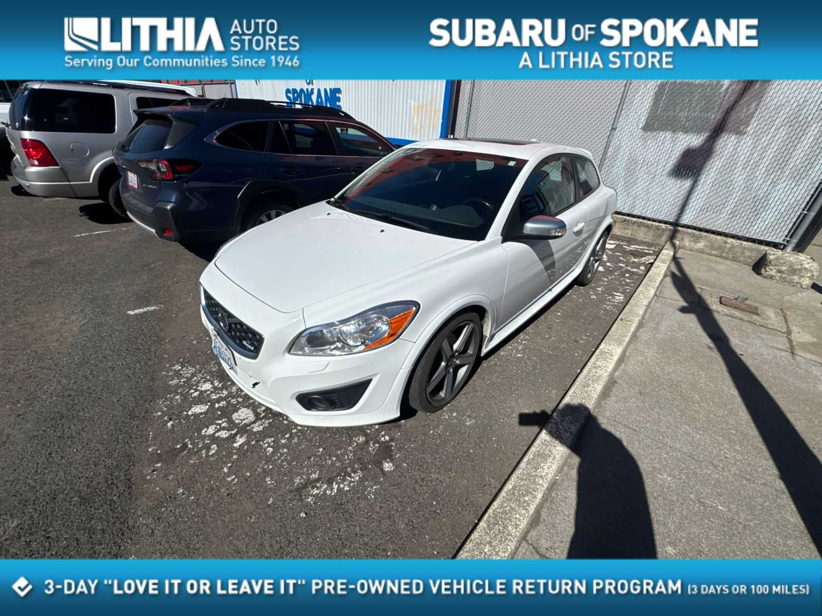 White 2011 Volvo C30 Hatchback  5-Speed Automatic