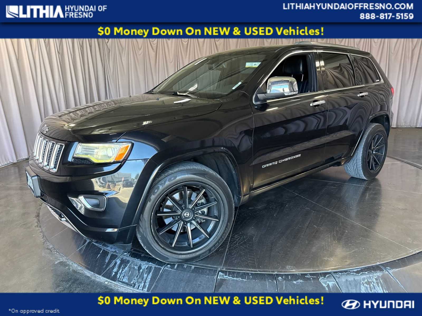 Brilliant Black Crystal Pearlcoat 2016 Jeep Grand Cherokee SUV / Crossover 4X2 8-Speed Automatic