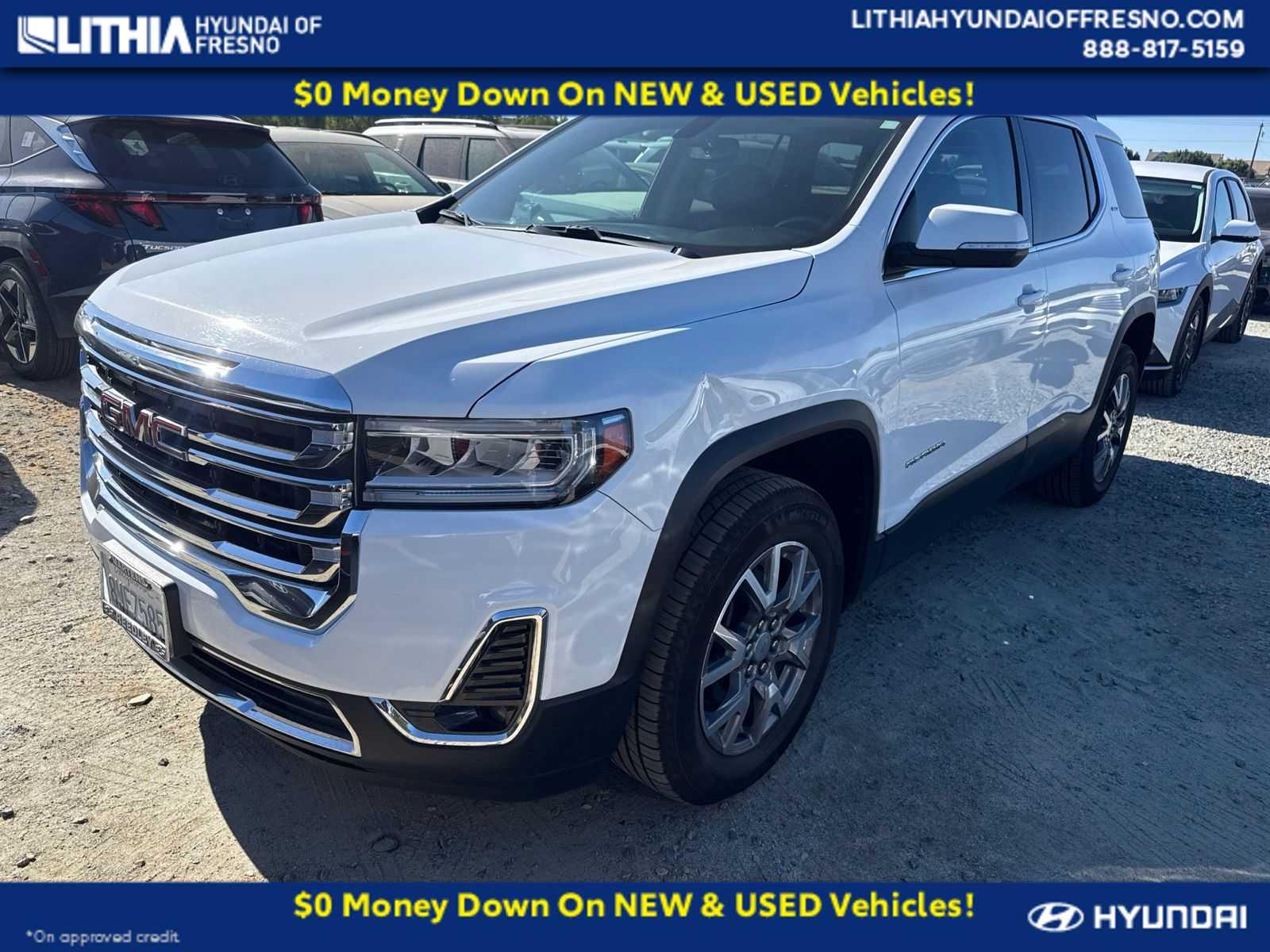 Summit White 2020 GMC Acadia SUV / Crossover Front-Wheel Drive 9-Speed Automatic