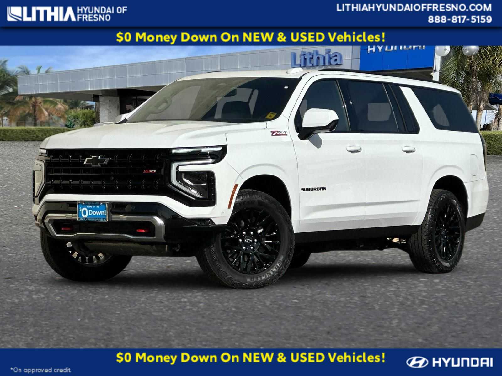 Summit White 2026 Chevrolet Suburban SUV / Crossover Four-Wheel Drive Automatic