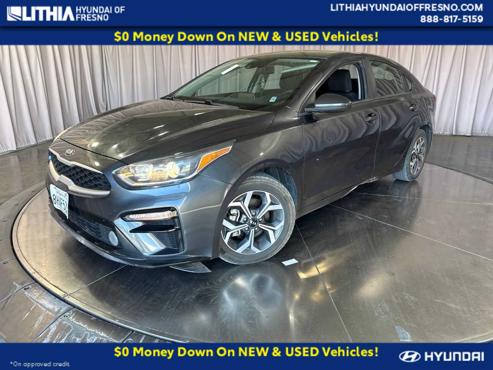 Gray (Gravity Grey) 2019 Kia Forte Sedan Front-Wheel Drive Automatic