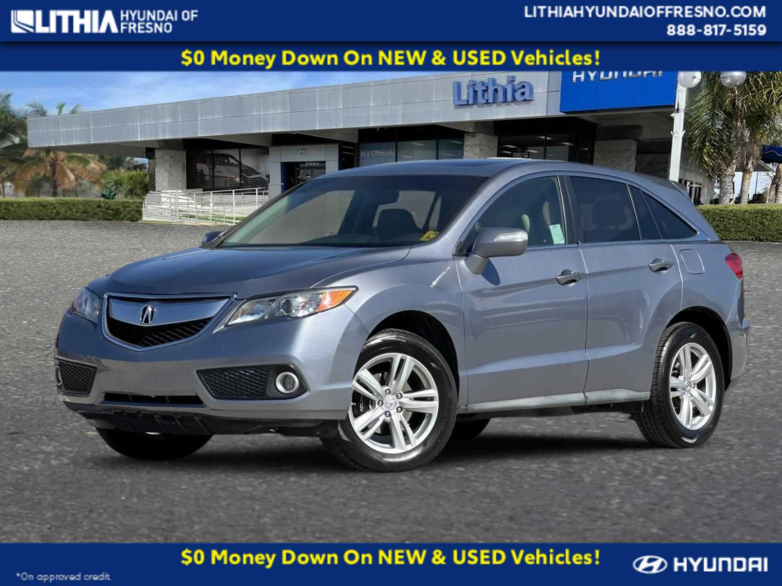 Silver 2013 Acura RDX SUV / Crossover All-Wheel Drive 6-Speed Automatic