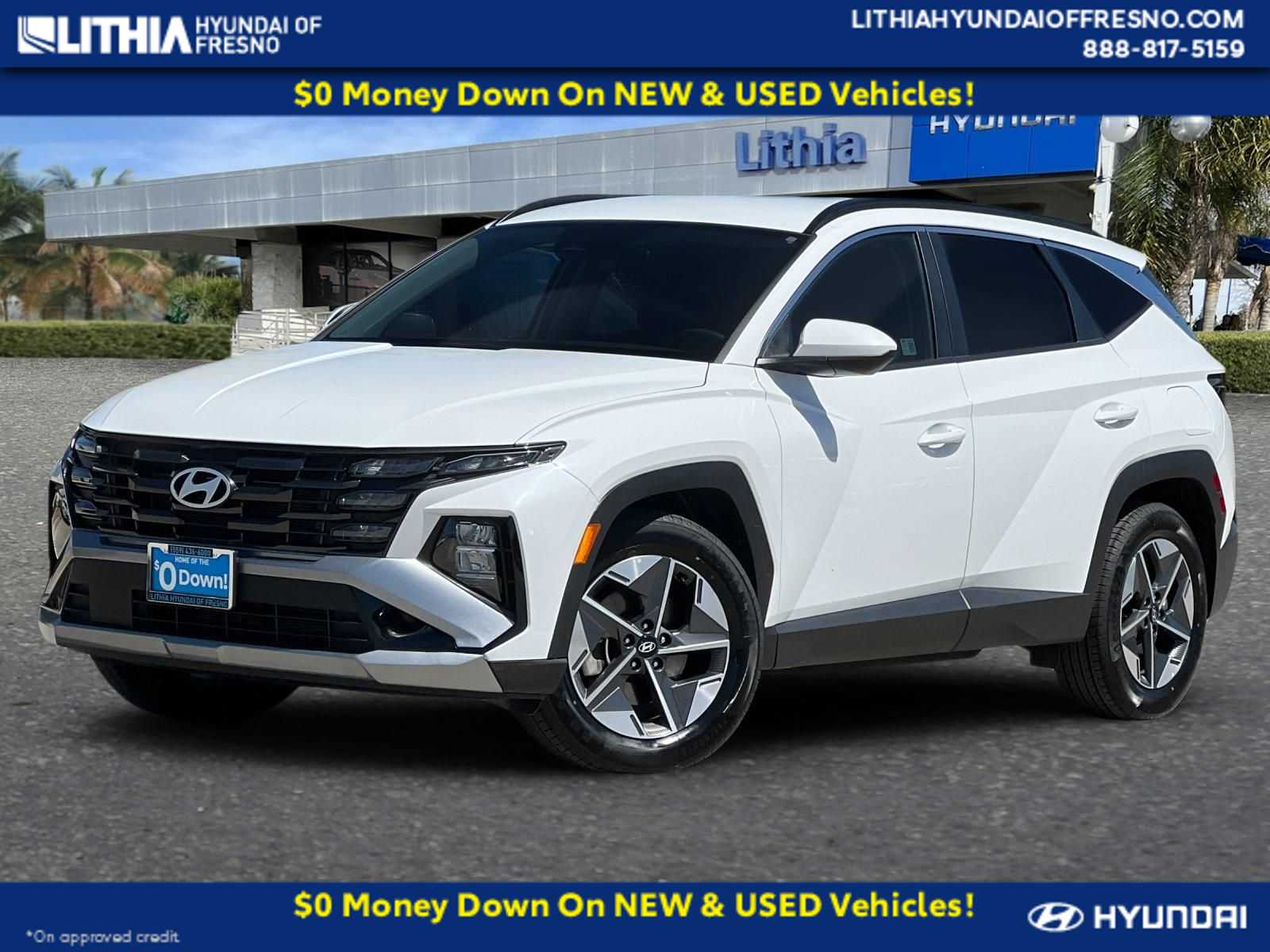 Serenity White Pearl 2025 Hyundai Tucson SEL FWD SUV / Crossover Front-Wheel Drive 8-Speed Automatic