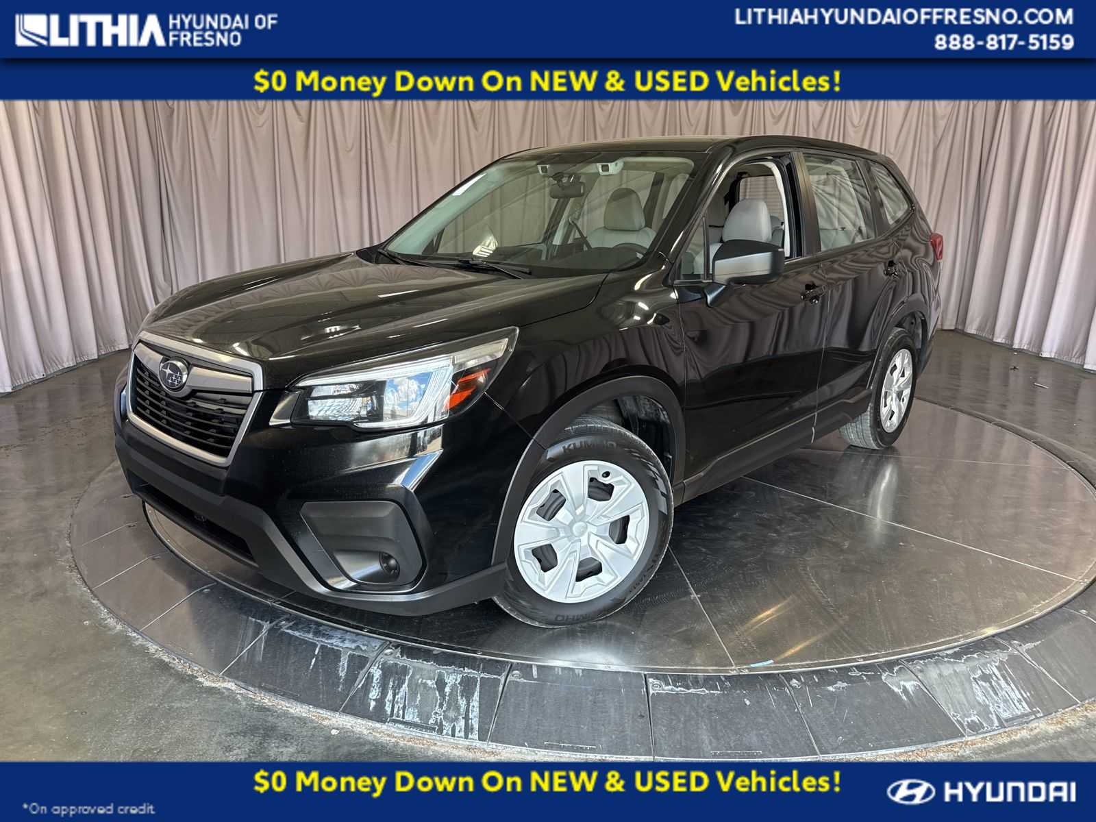 Crystal Black Silica 2021 Subaru Forester Crossover AWD SUV / Crossover All-Wheel Drive Continuously Variable Transmission