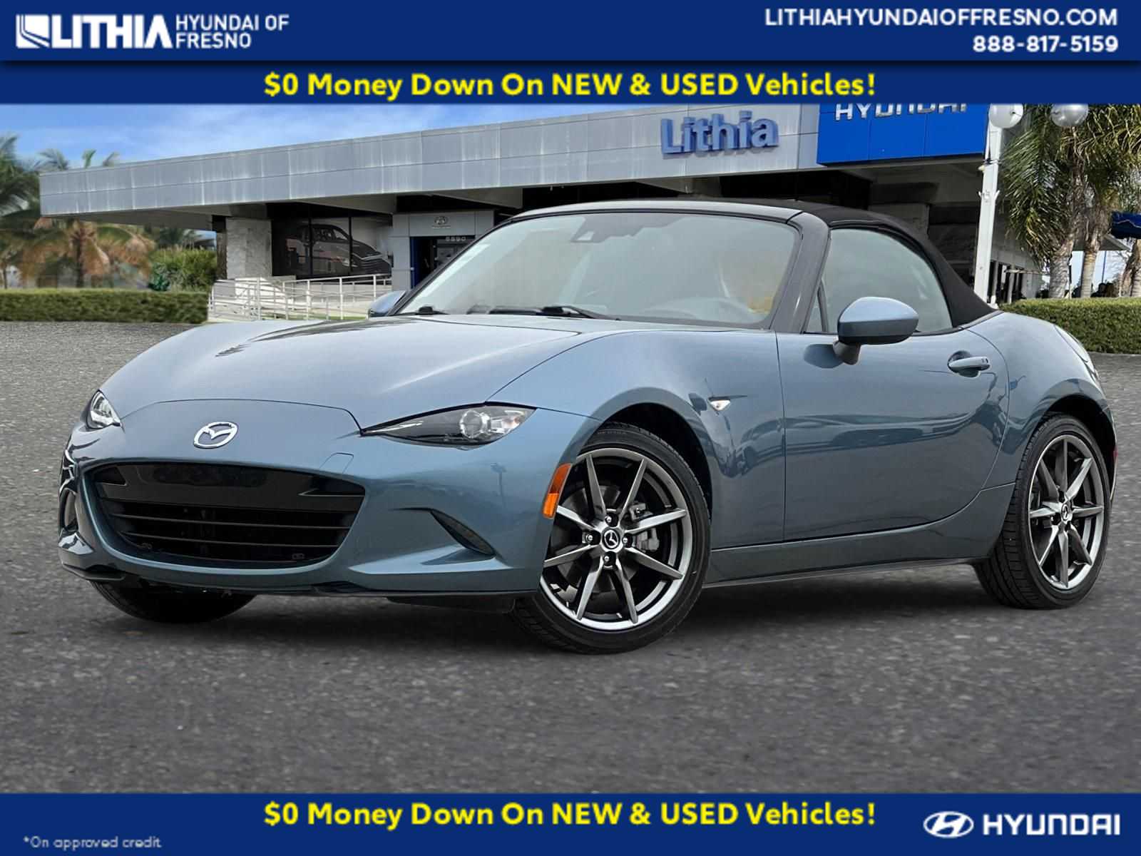 Blue Reflex Mica 2016 Mazda MX-5 Miata Grand Touring Convertible Convertible Rear-Wheel Drive Automatic