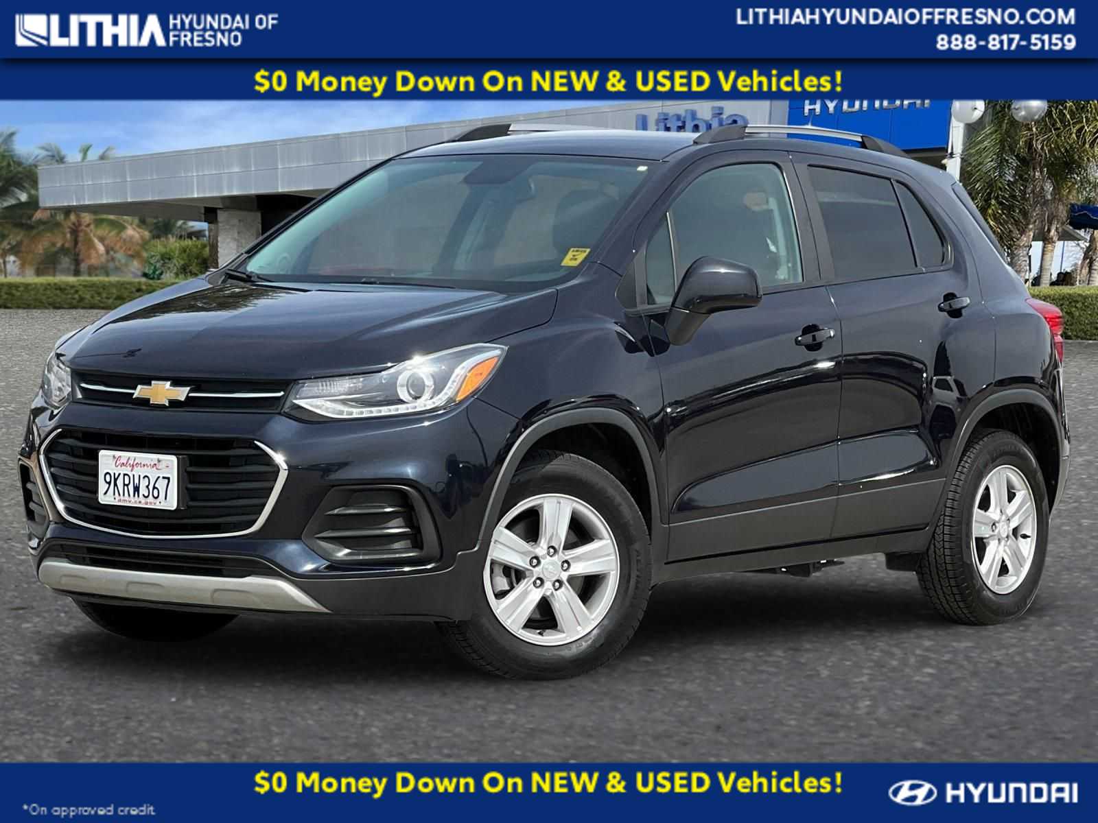 Midnight Blue Metallic 2021 Chevrolet Trax LT AWD SUV / Crossover All-Wheel Drive 6-Speed Automatic