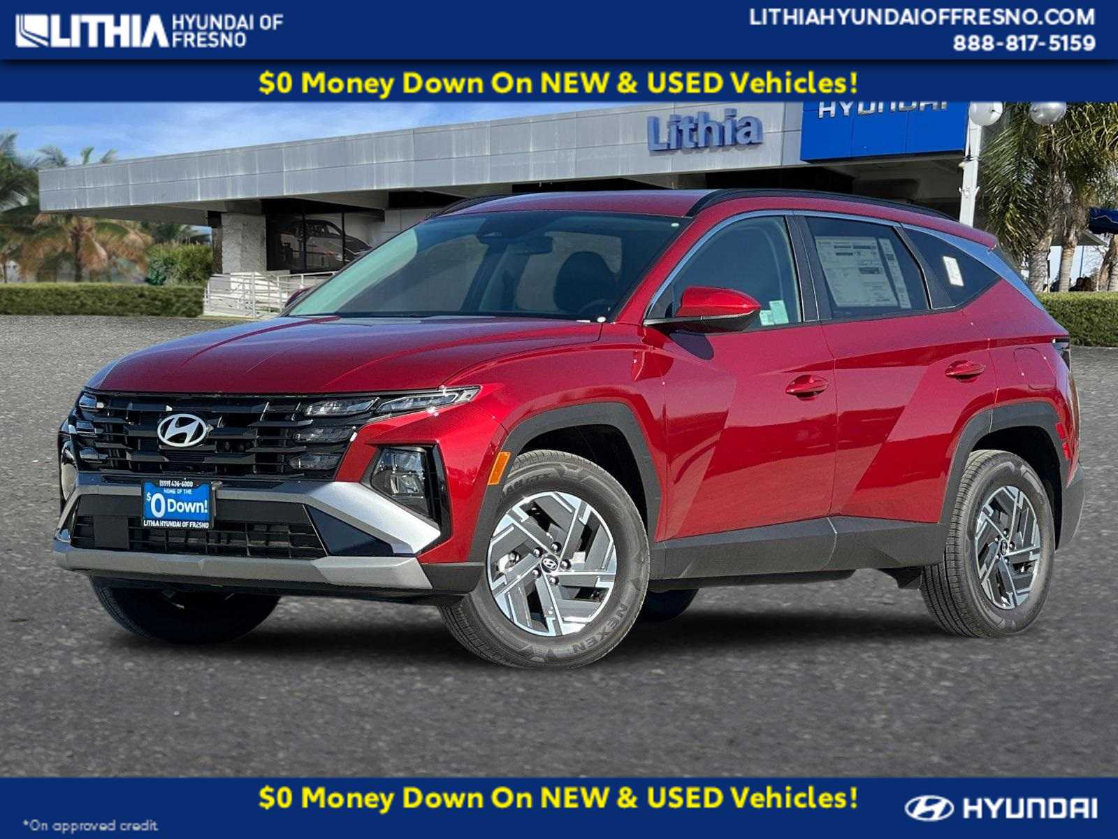 2025 Hyundai Tucson Hybrid Blue 1