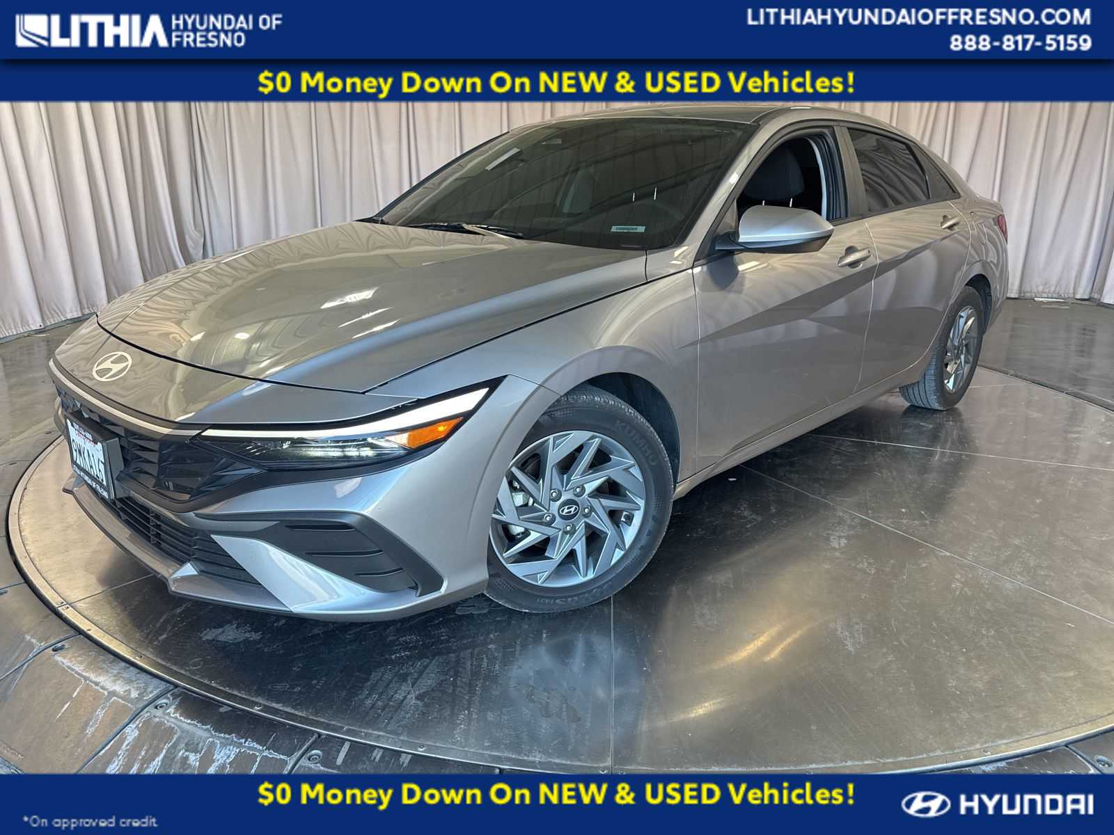 Fluid Metal 2024 Hyundai Elantra SEL FWD Sedan Front-Wheel Drive Continuously Variable Transmission