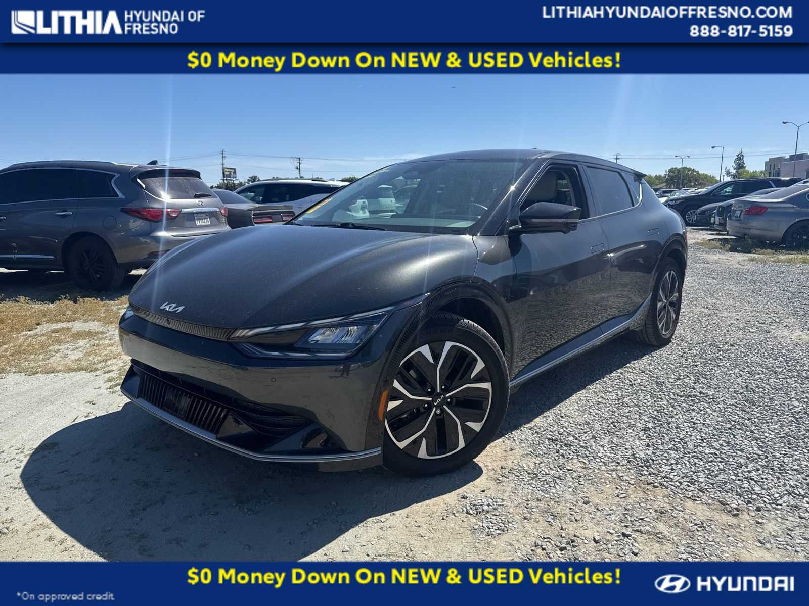 Interstellar Gray 2023 Kia EV6 Wind RWD SUV / Crossover Rear-Wheel Drive 1-Speed Automatic