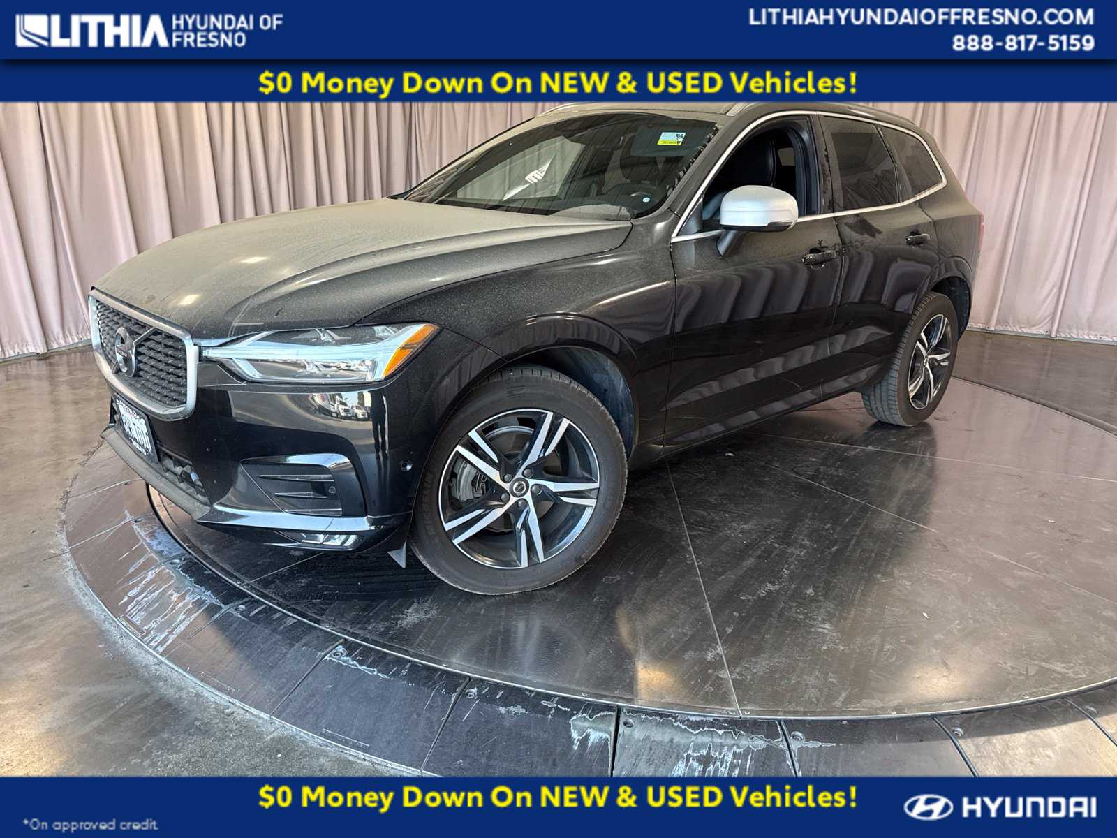 Black 2018 Volvo XC60 SUV / Crossover All-Wheel Drive 8-Speed Automatic