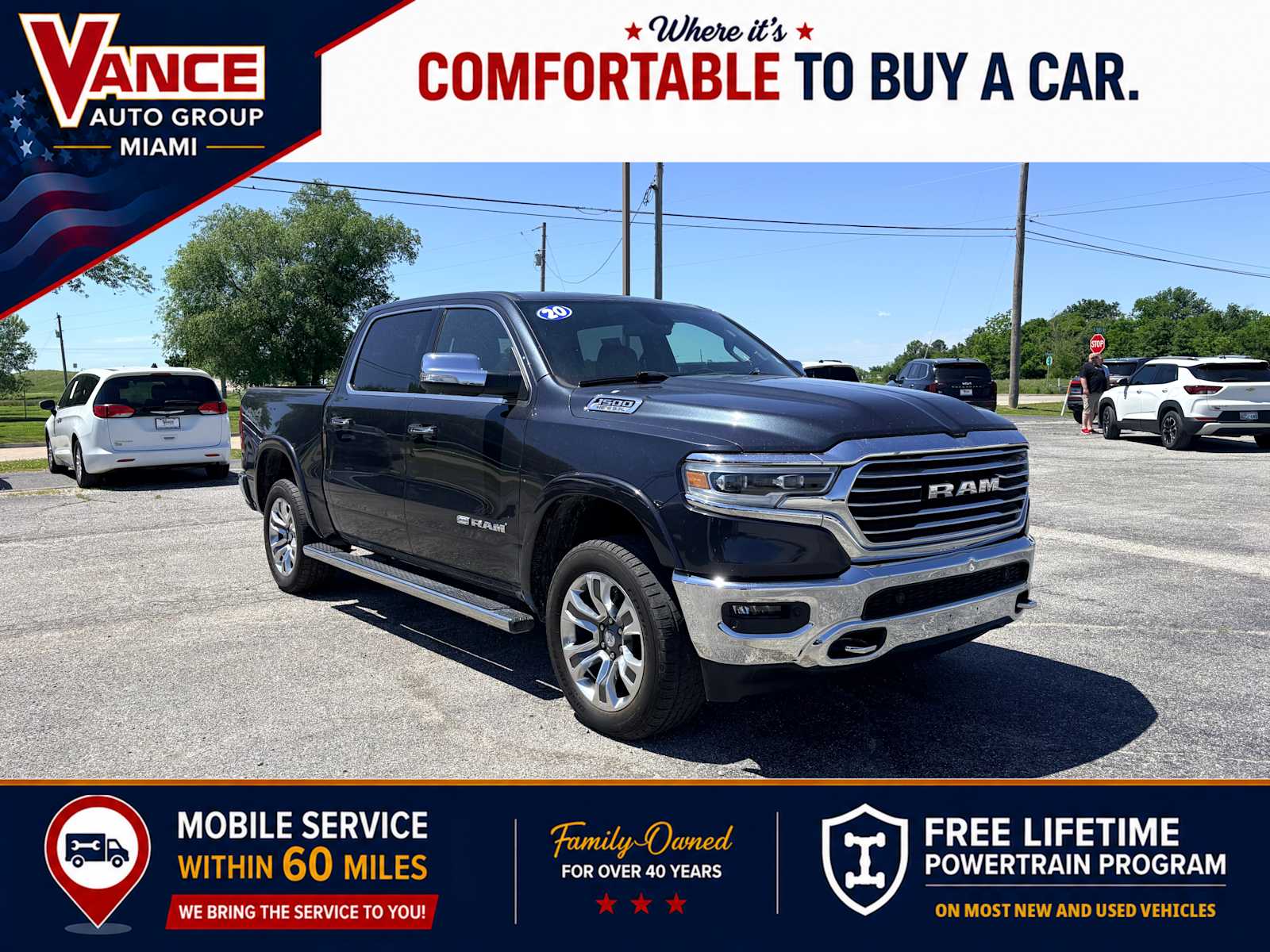 2020 RAM 1500 Laramie Longhorn Crew Cab 4WD
