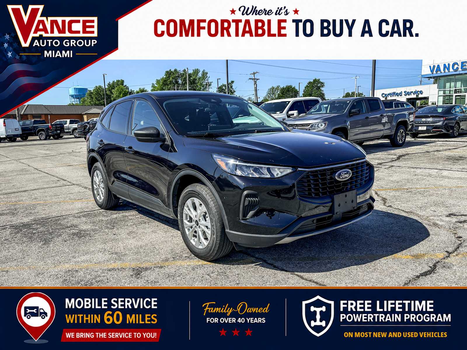 Agate Black 2025 Ford Escape Active AWD SUV / Crossover All-Wheel Drive 8-Speed Automatic