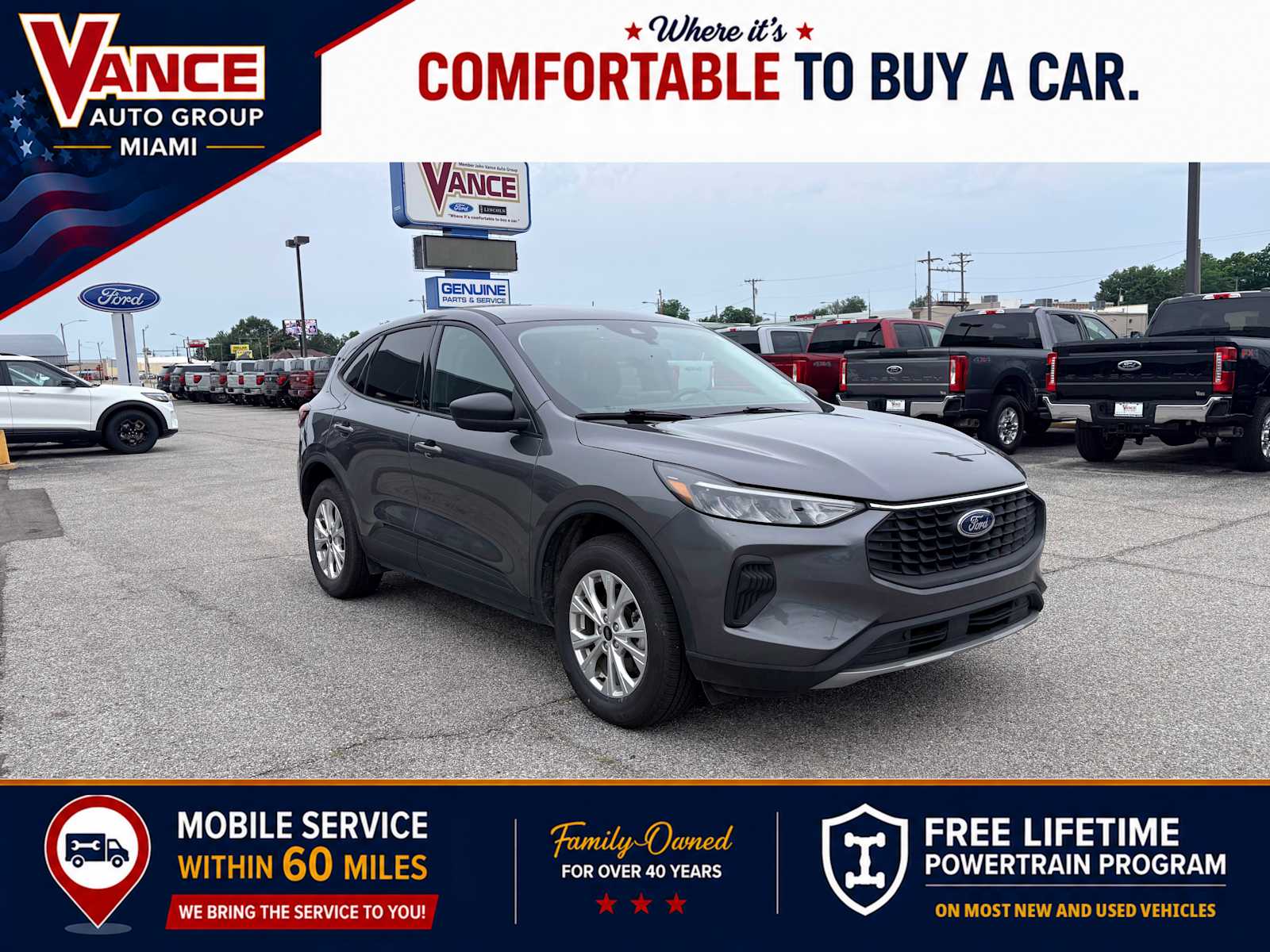 Carbonized Gray 2025 Ford Escape Active AWD SUV / Crossover All-Wheel Drive 8-Speed Automatic
